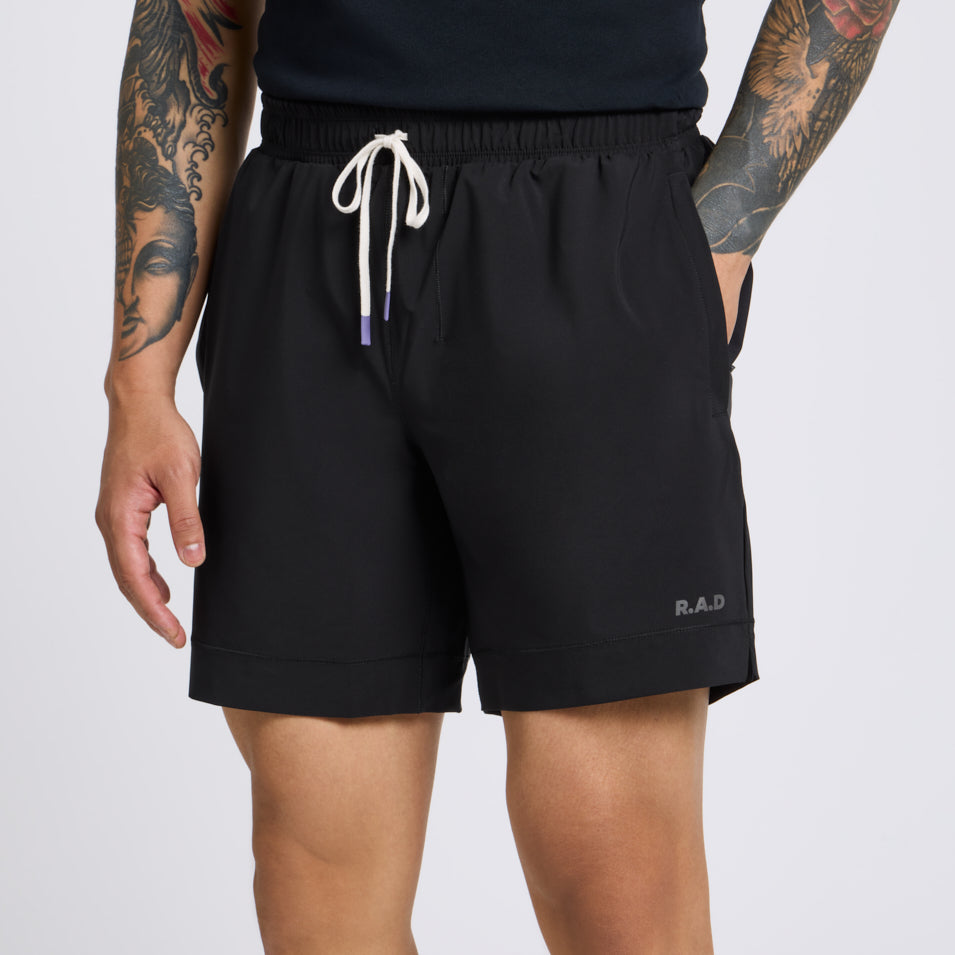 SUPEWEAVE™ TRAINING SHORT 7” HERON at R.A.D® - Performance Shorts . TRAININGSHORTS7INCH_BLACK_3_a3813207-e59a-44df-bea8-eabfc0825231