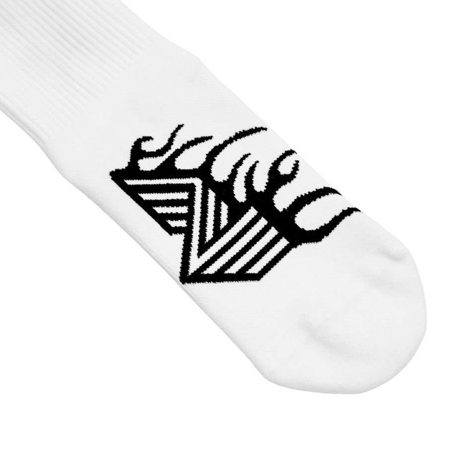 R.A.D® PERFORMANCE SOCK WHITE at R.A.D® - Performance Socks . WHITE_GYM_PERFORMANCE_SOCK_4